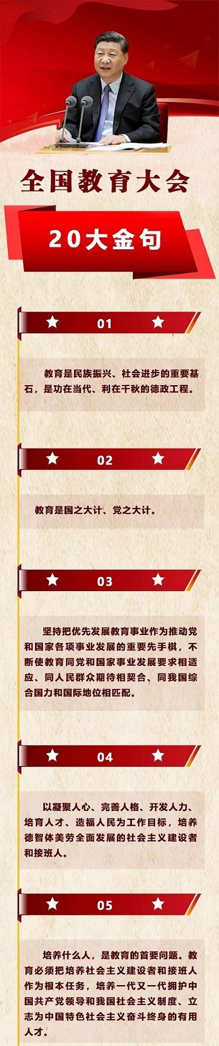 習近平總書記全國教育大會20大金句